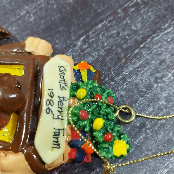 Knotts Berry Farm 1986 Santa Christmas Ornament Vintage - Picture 8 of 8